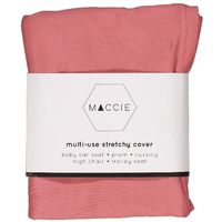 Maccie Multi-Use Stretchy Cover - Misty Pink (Ribbed)